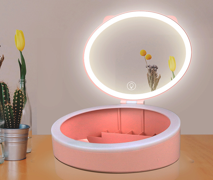 Glow Up Box – LED Mirror with Hidden Storage
