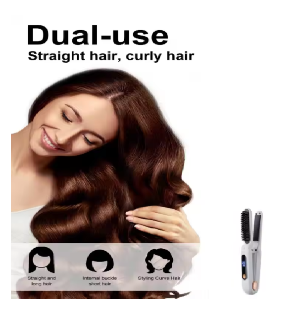 The Ultimate 2-in-1 Straightener Hair Comb