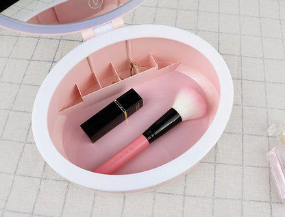 Glow Up Box – LED Mirror with Hidden Storage