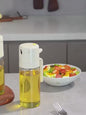 Glass Oil Jug Seasoning Bottle With Automatic Flip Lid Anti-Dust And Leak-Proof Transparent Olive Oil Dispenser