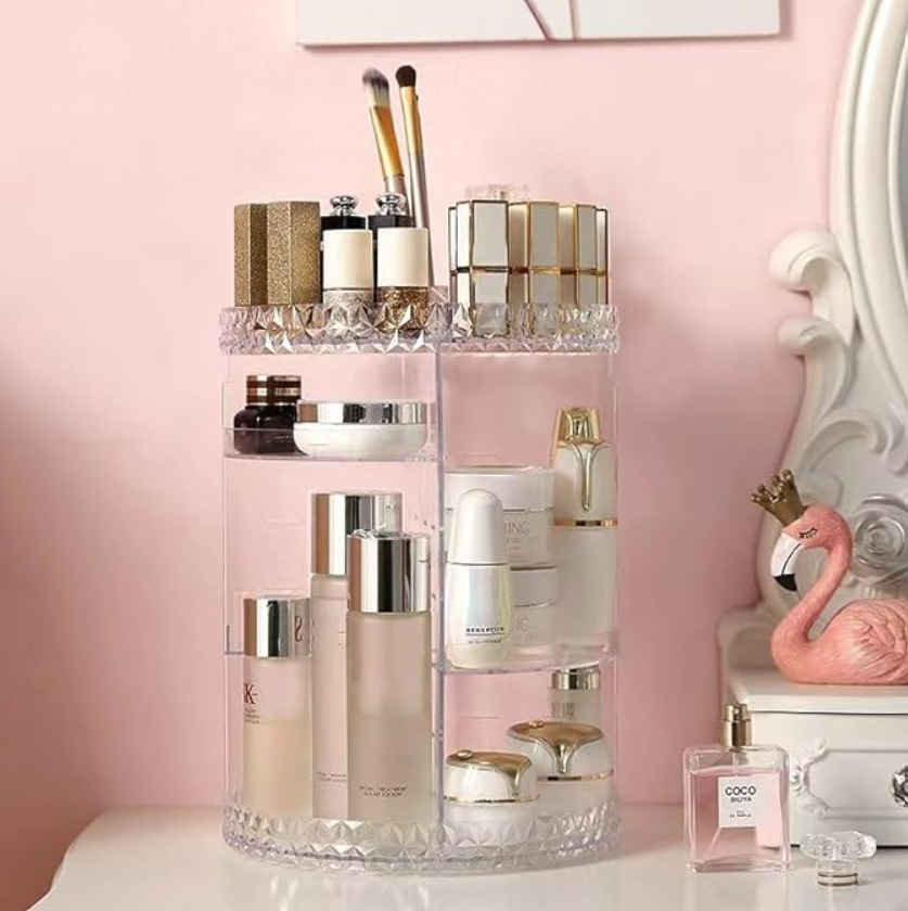 Rotating Cosmetics Organizer
